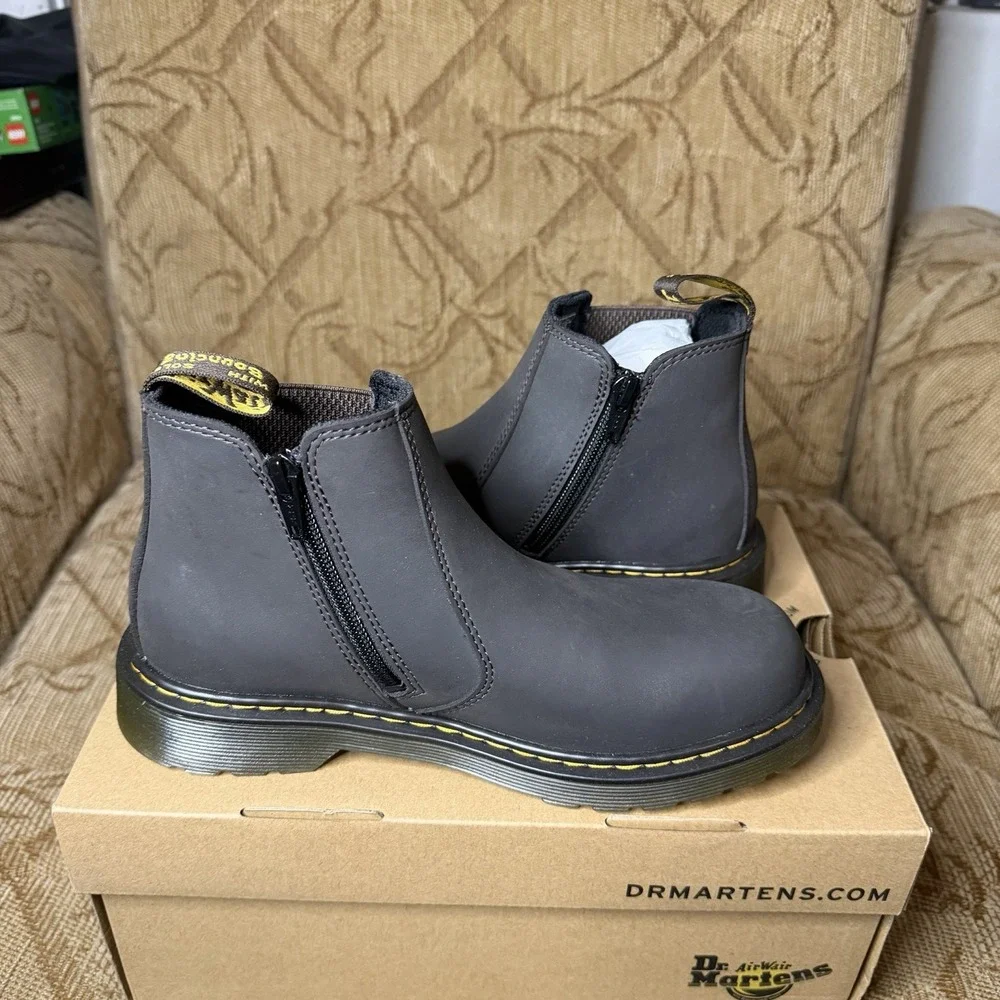 Dr.‎ Airway Martens 2976  Kids Size 6 Wildhorse Lamper Brown Boots Grounge New